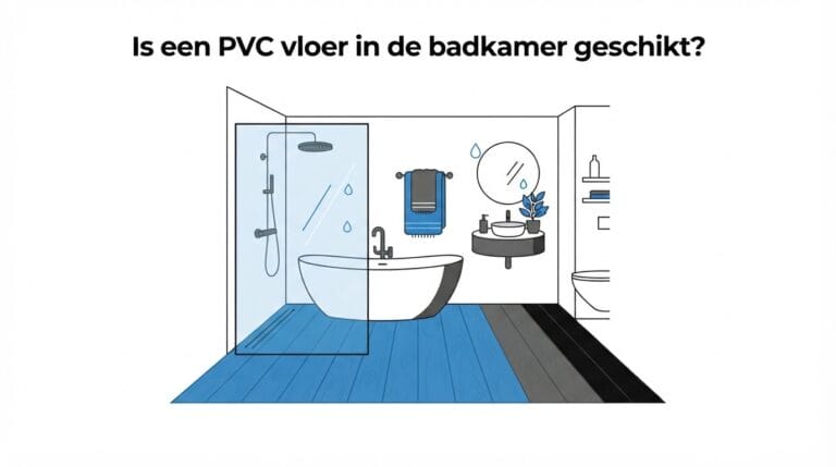 Is een PVC vloer in de badkamer geschikt?