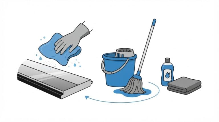 PVC vloer onderhoud en schoonmaken zonder schade